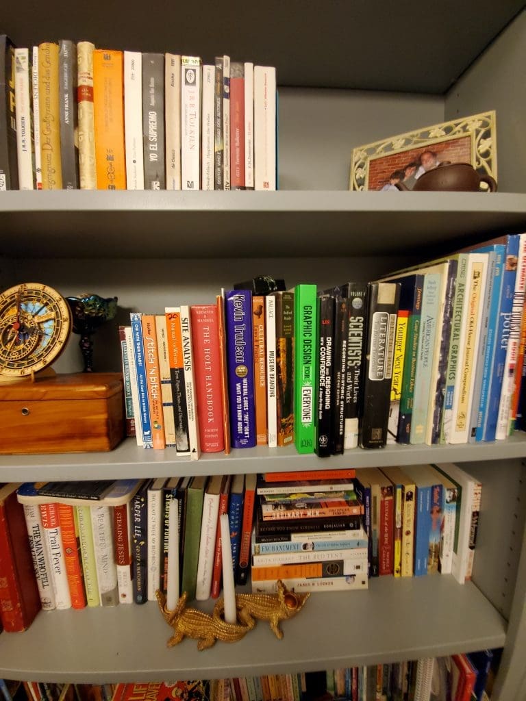 books library shelf