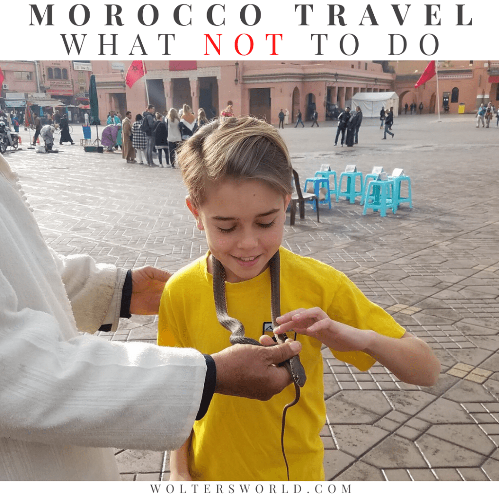 traveling with kids in morocco