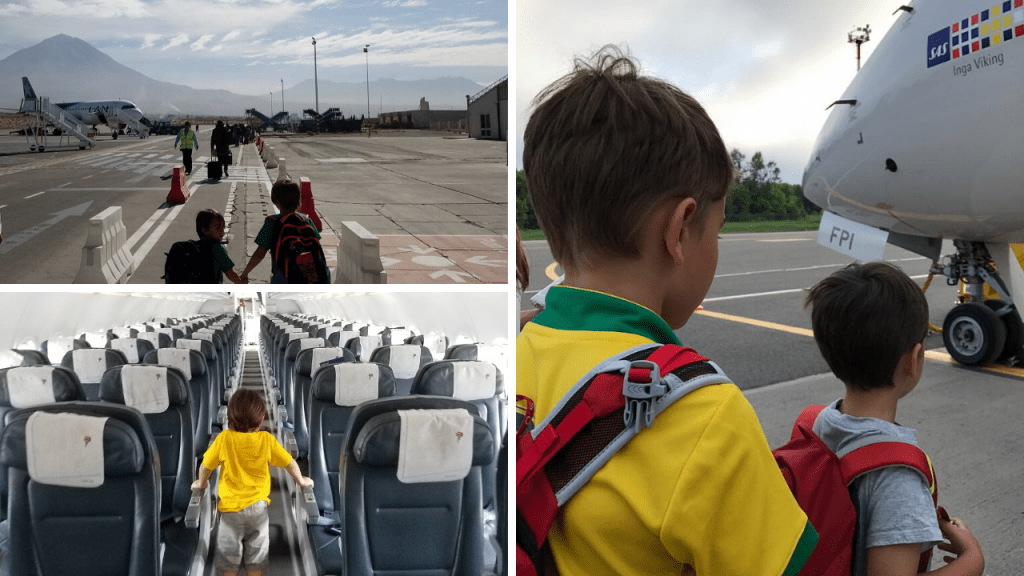 airport security with kids