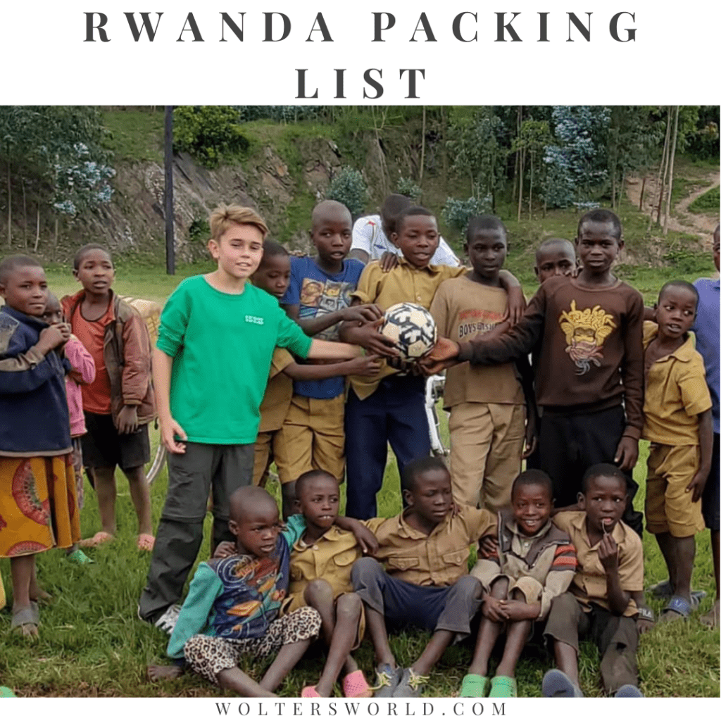 packing list for Rwanda