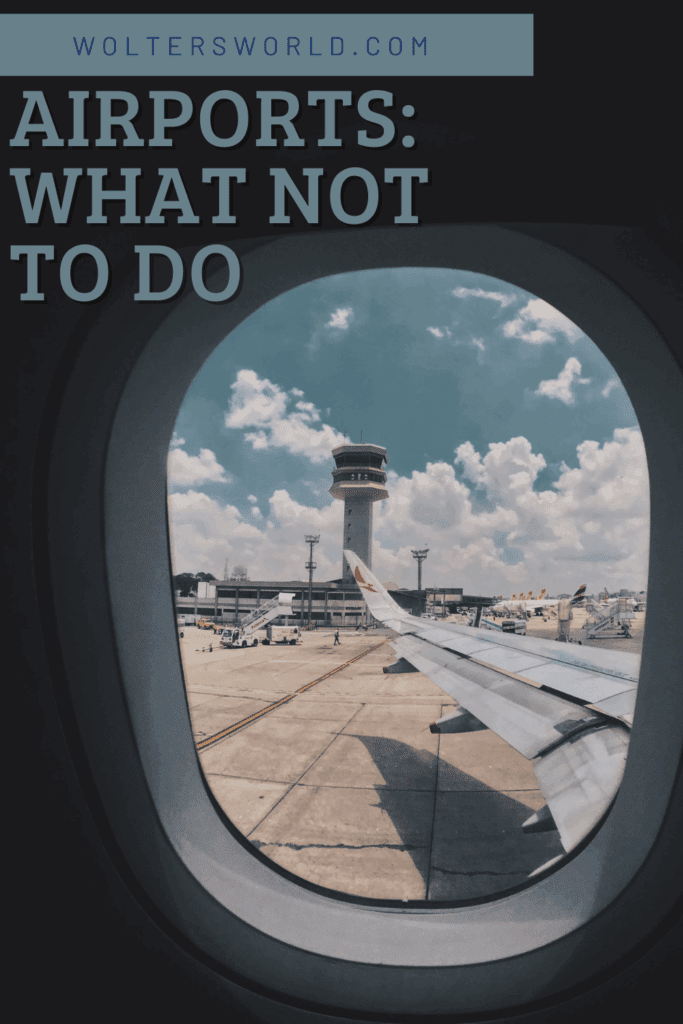 airport don'ts
