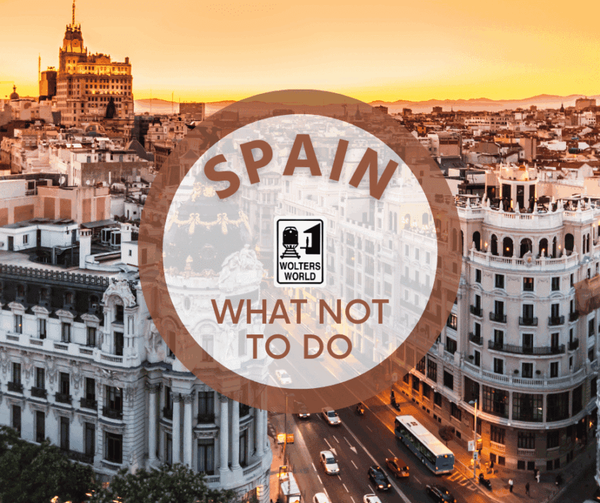 do's and dont's of visiting spain